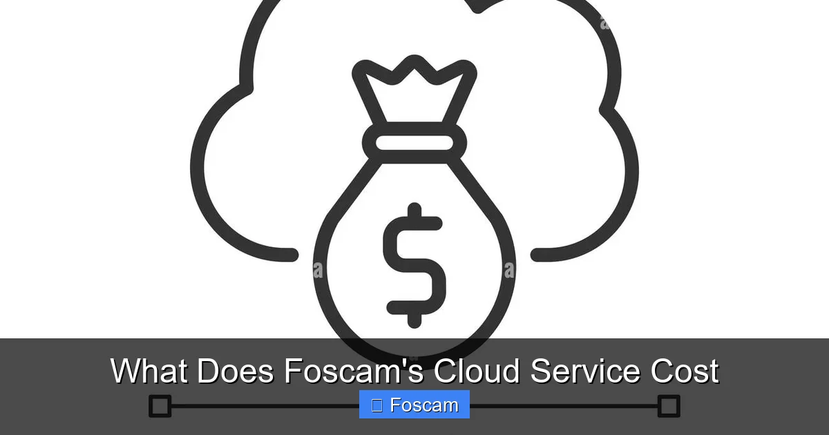 What Does Foscam's Cloud Service Cost