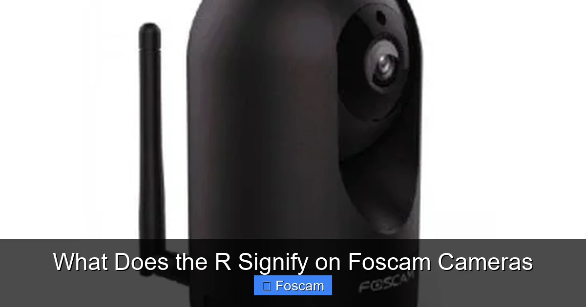 What Does the R Signify on Foscam Cameras