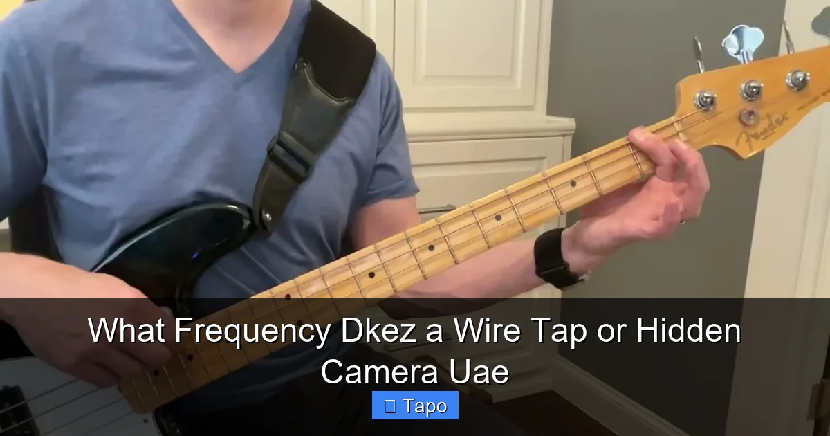 What Frequency Dkez a Wire Tap or Hidden Camera Uae