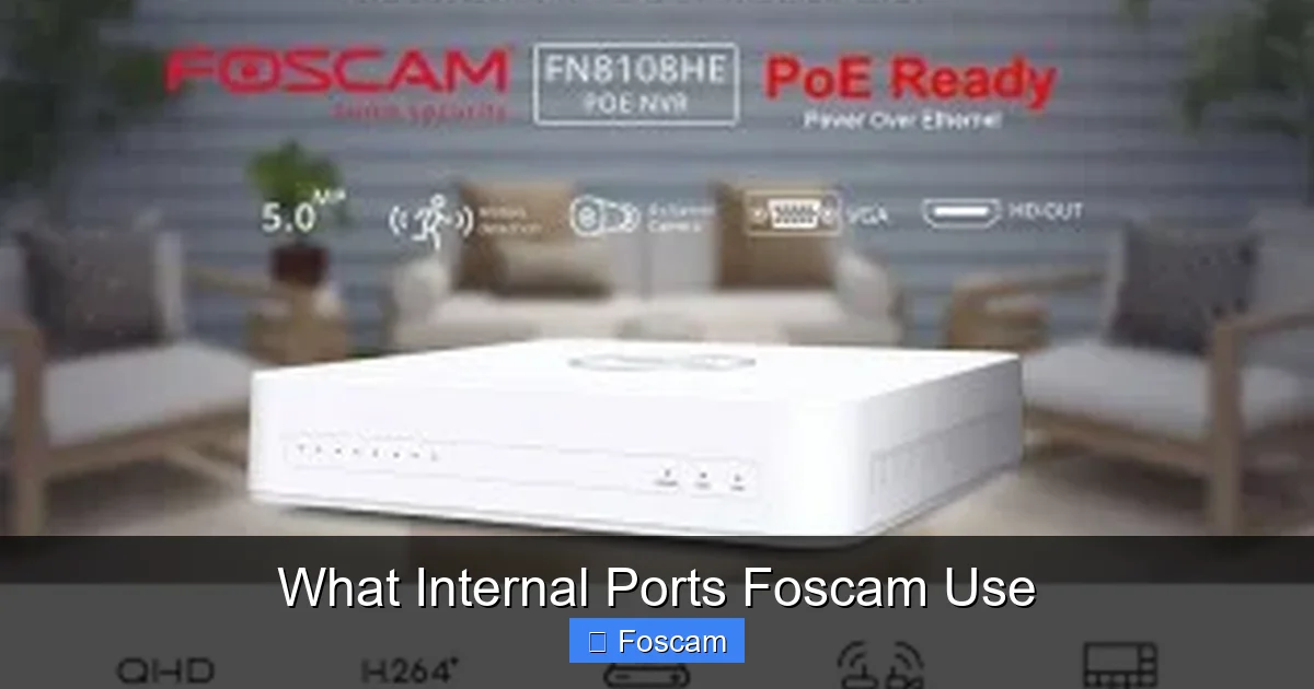 What Internal Ports Foscam Use