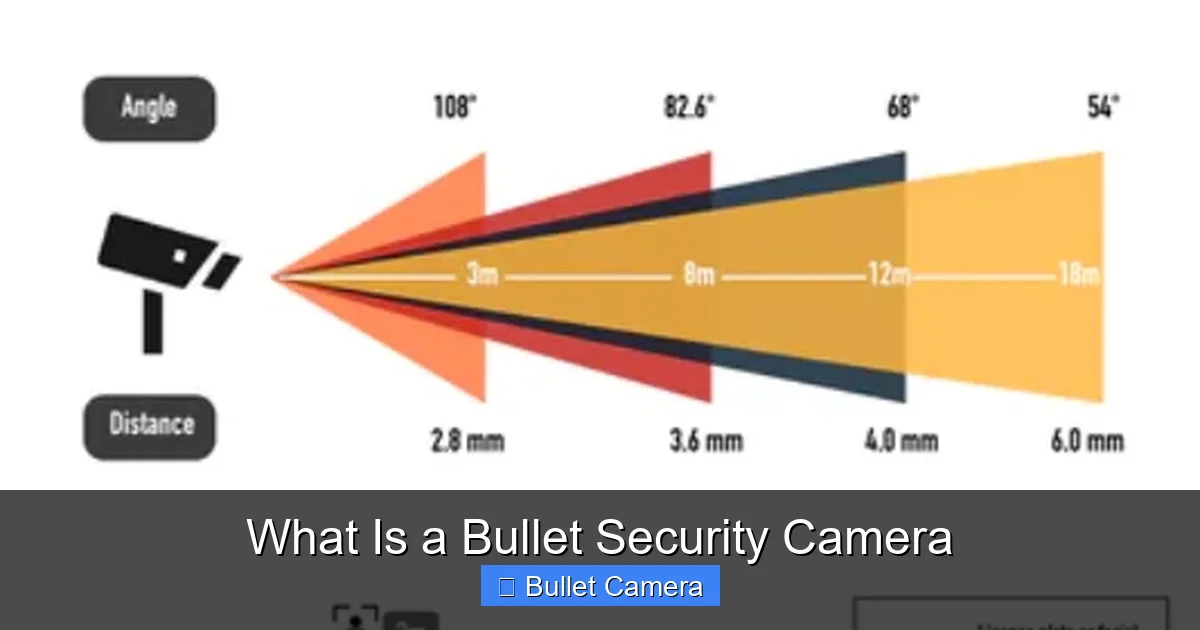 What Is a Bullet Security Camera