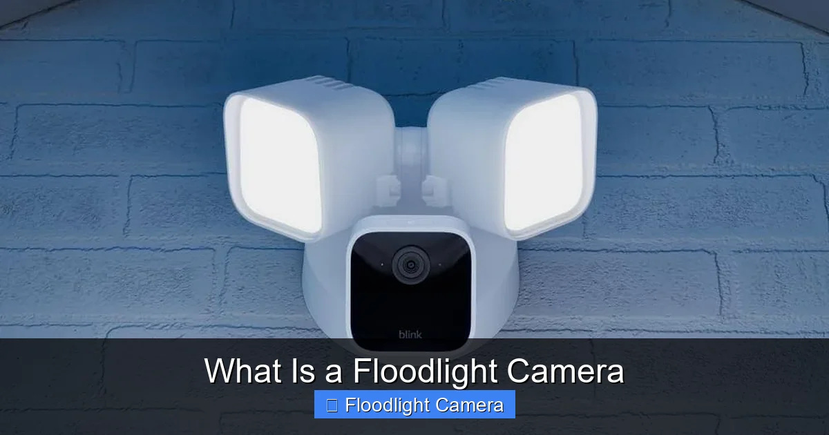 What Is a Floodlight Camera