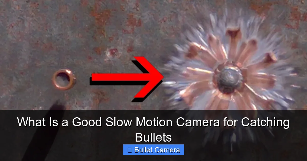 What Is a Good Slow Motion Camera for Catching Bullets