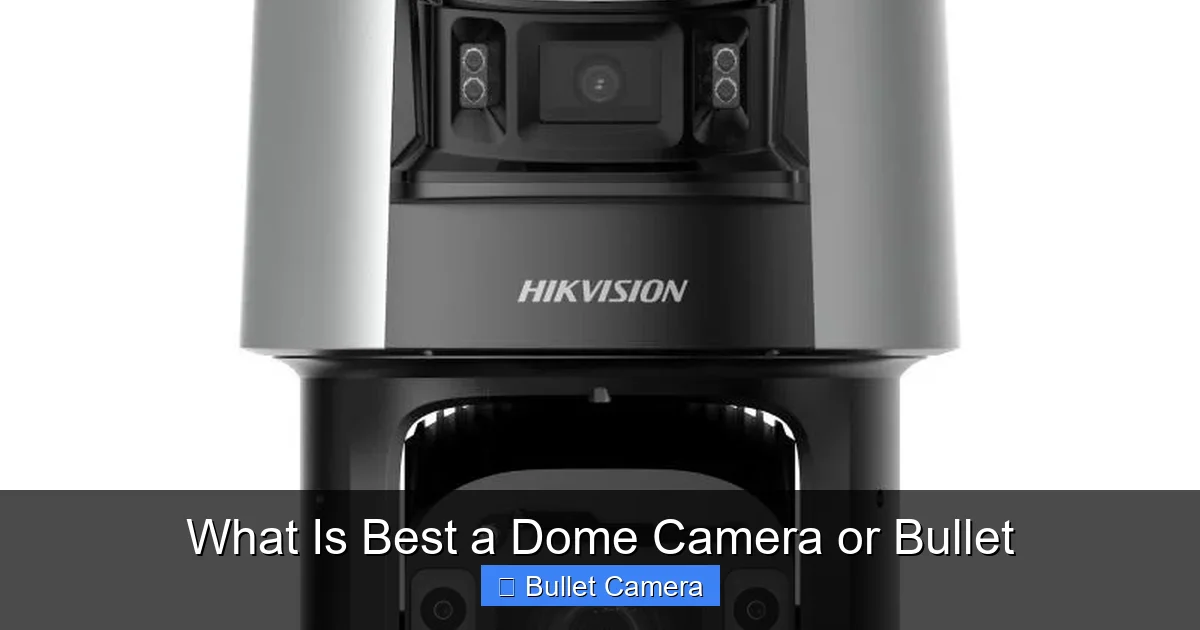 What Is Best a Dome Camera or Bullet