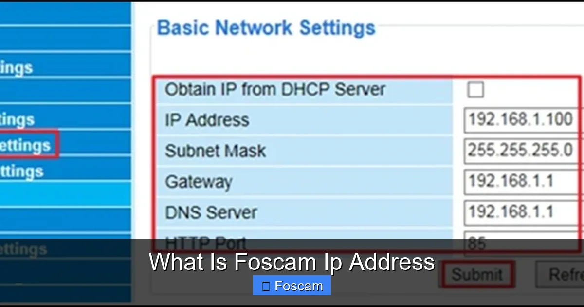 What Is Foscam Ip Address