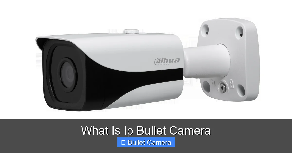 What Is Ip Bullet Camera