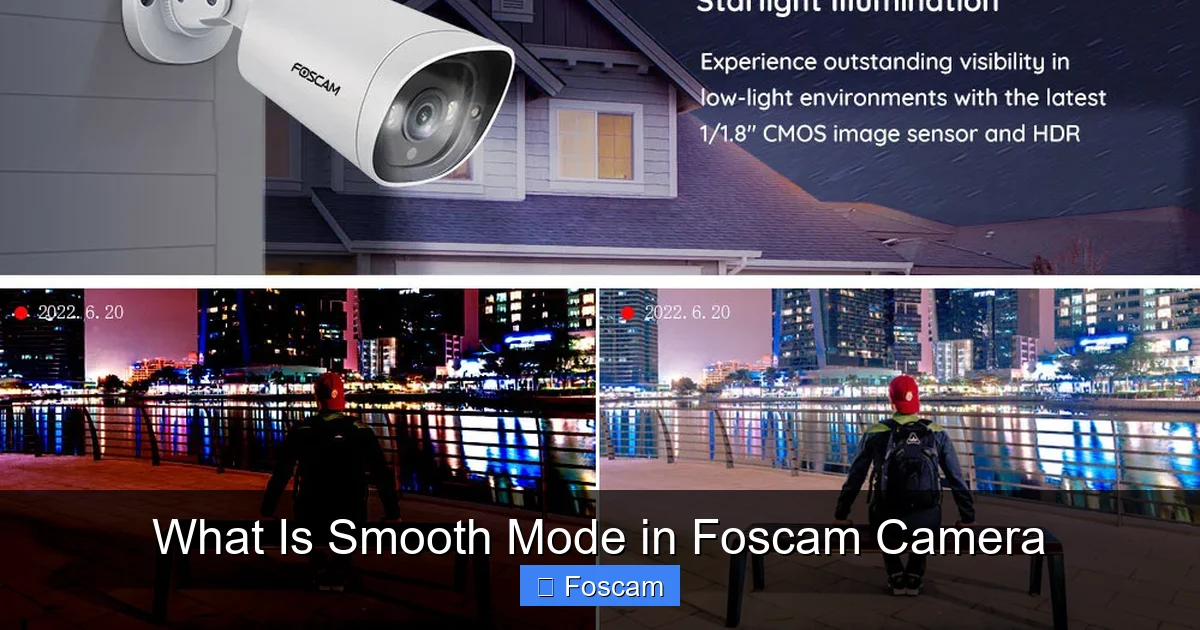 What Is Smooth Mode in Foscam Camera