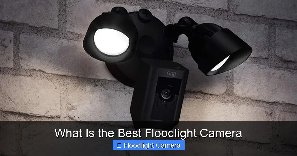 What Is the Best Floodlight Camera