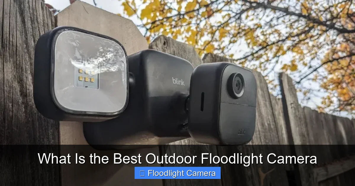 What Is the Best Outdoor Floodlight Camera