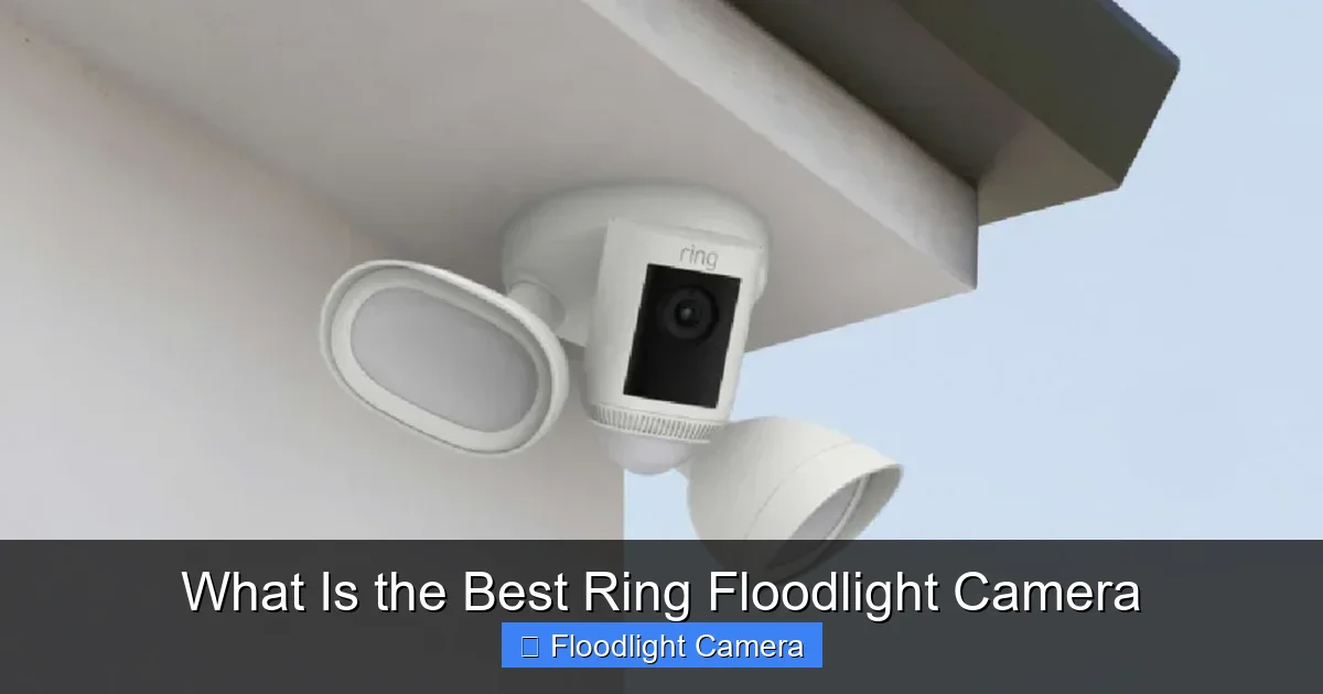 What Is the Best Ring Floodlight Camera