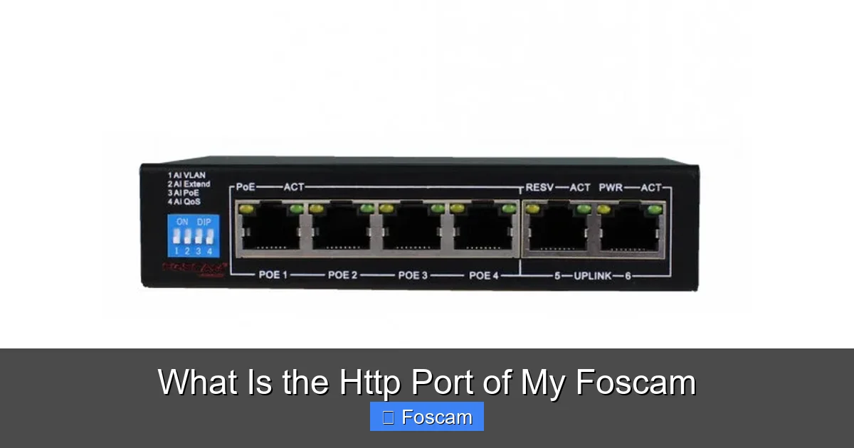 What Is the Http Port of My Foscam