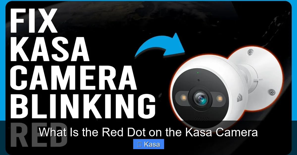 What Is the Red Dot on the Kasa Camera