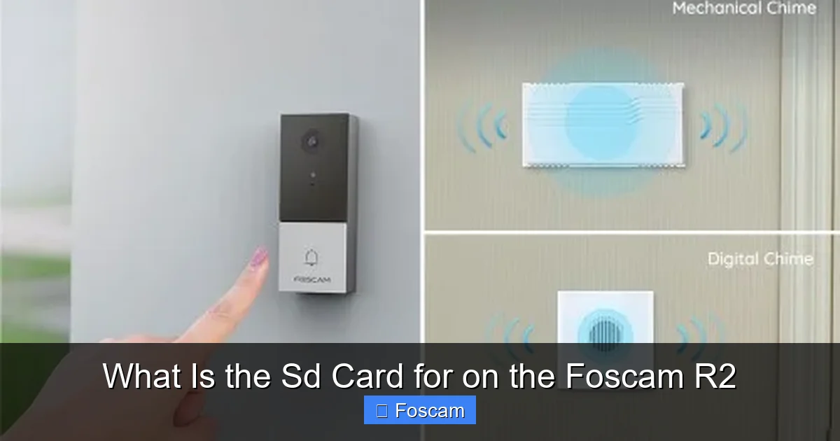 What Is the Sd Card for on the Foscam R2