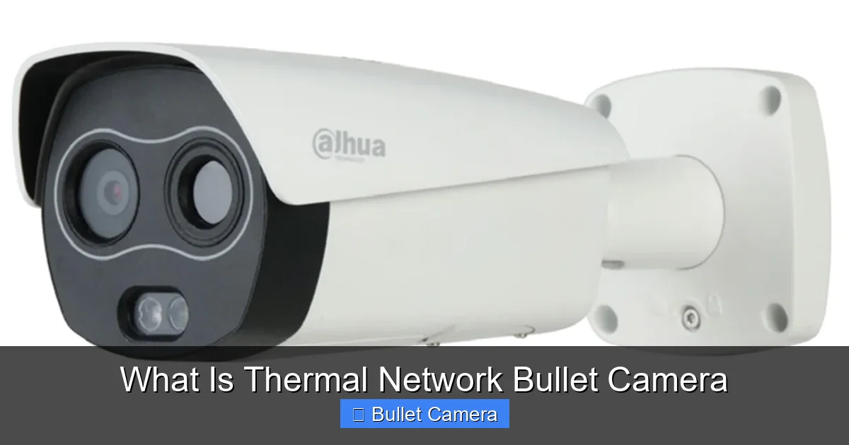 What Is Thermal Network Bullet Camera