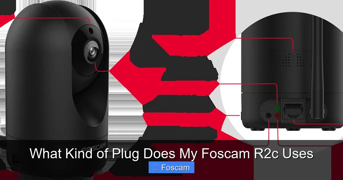 What Kind of Plug Does My Foscam R2c Uses