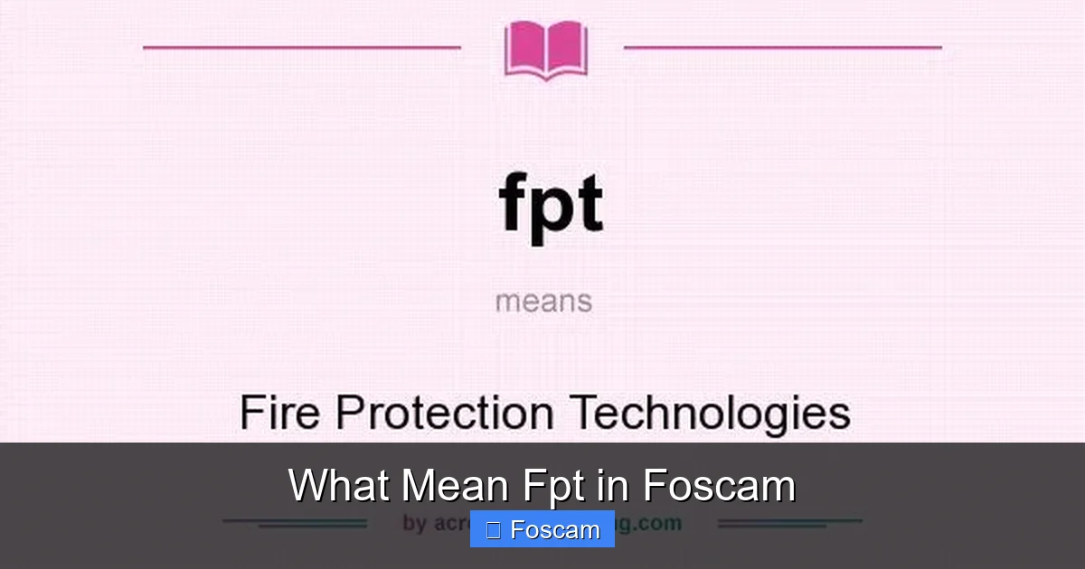 What Mean Fpt in Foscam