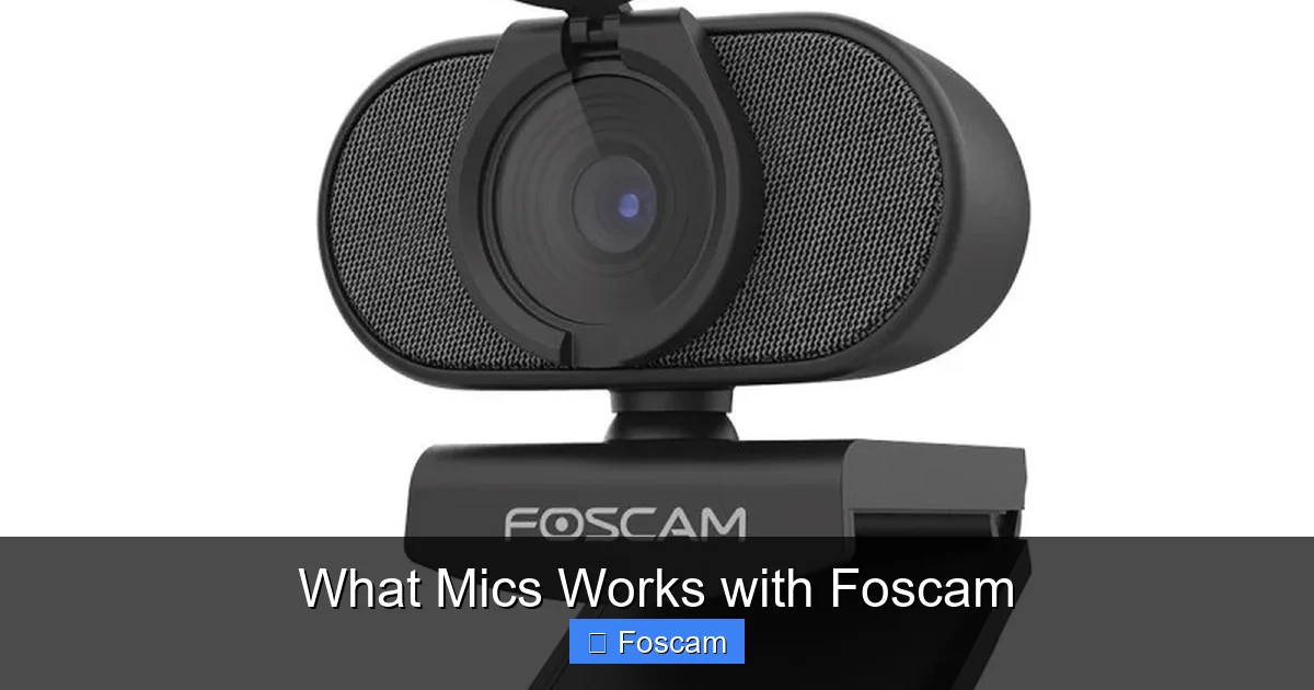 What Mics Works with Foscam