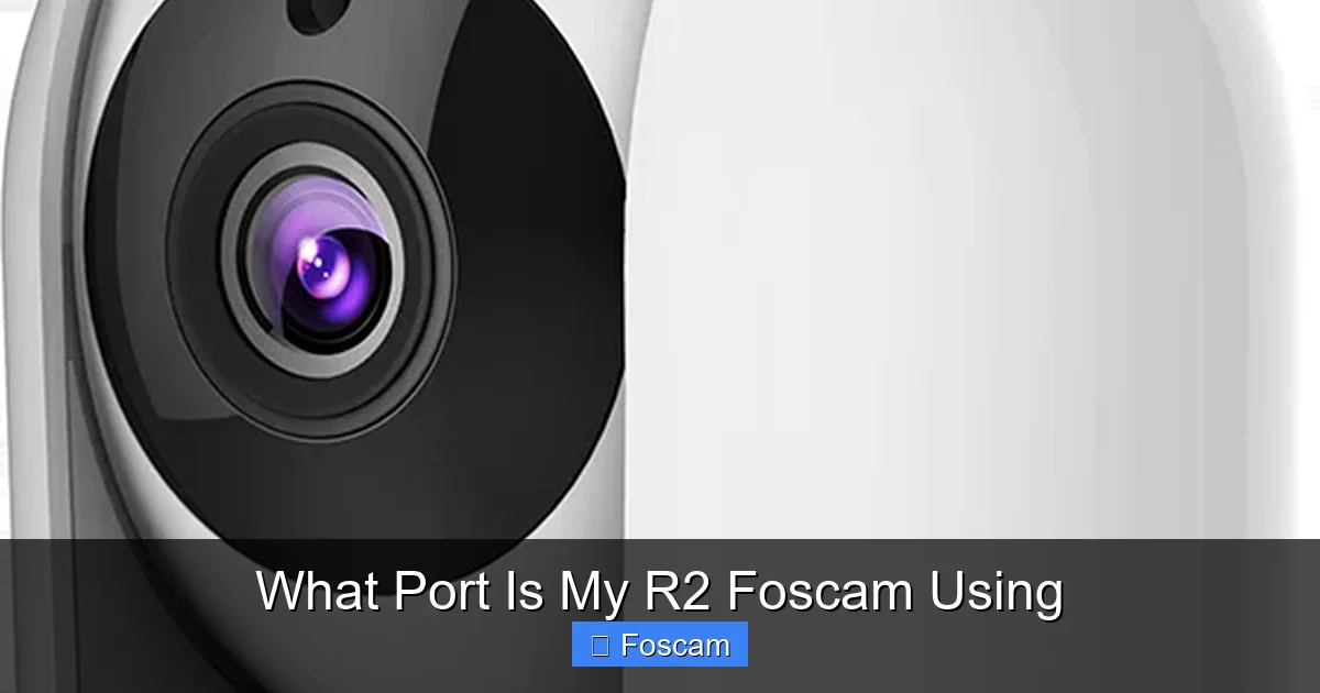 What Port Is My R2 Foscam Using