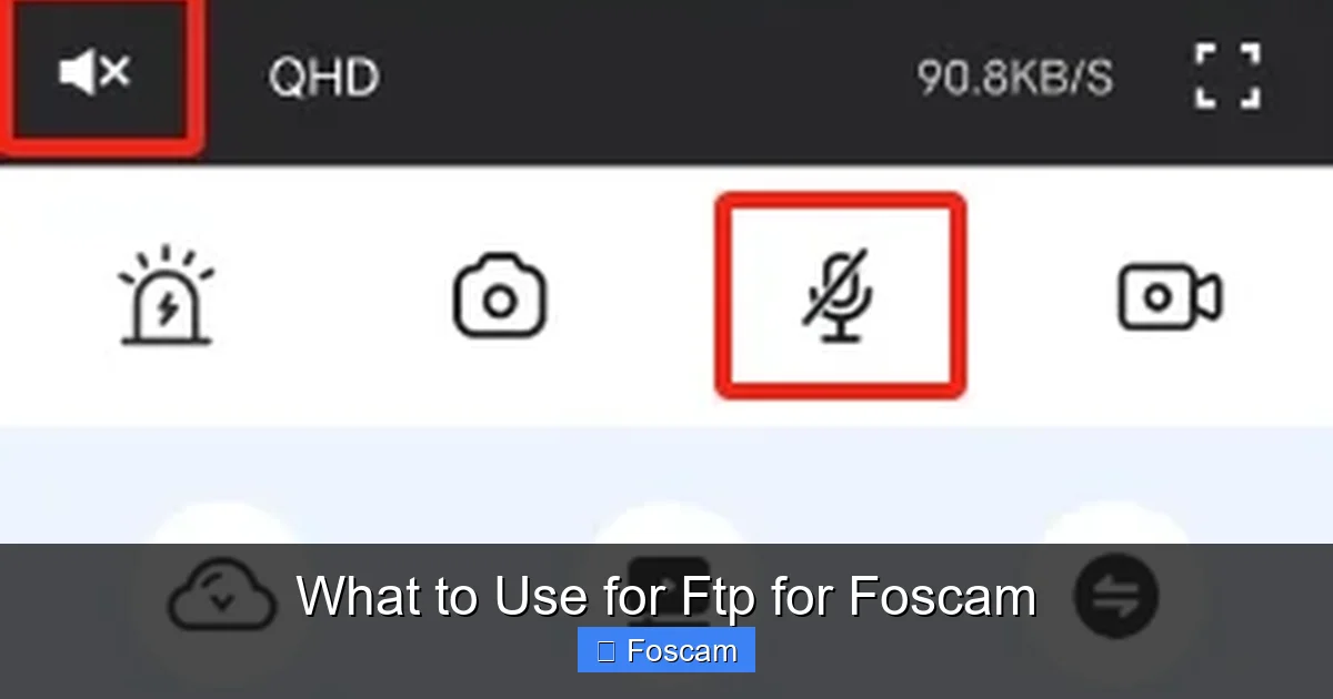 What to Use for Ftp for Foscam