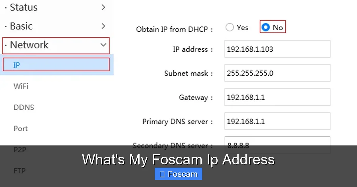 What's My Foscam Ip Address
