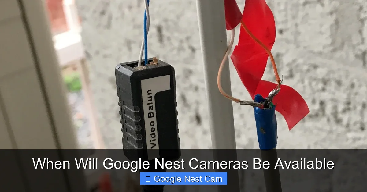 When Will Google Nest Cameras Be Available