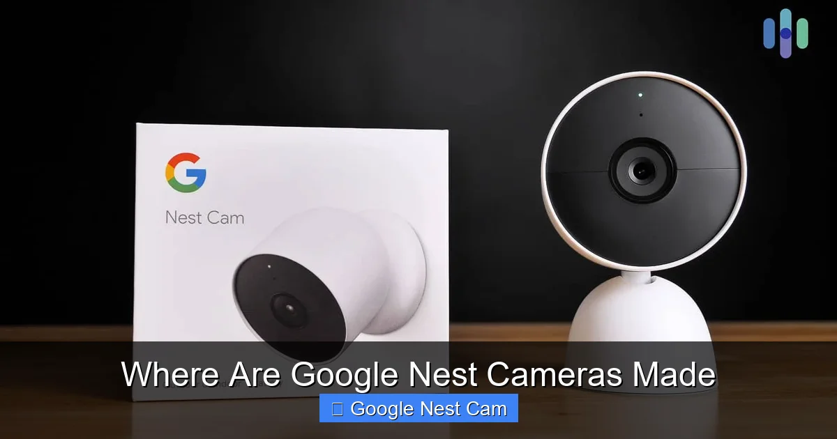Where Are Google Nest Cameras Made