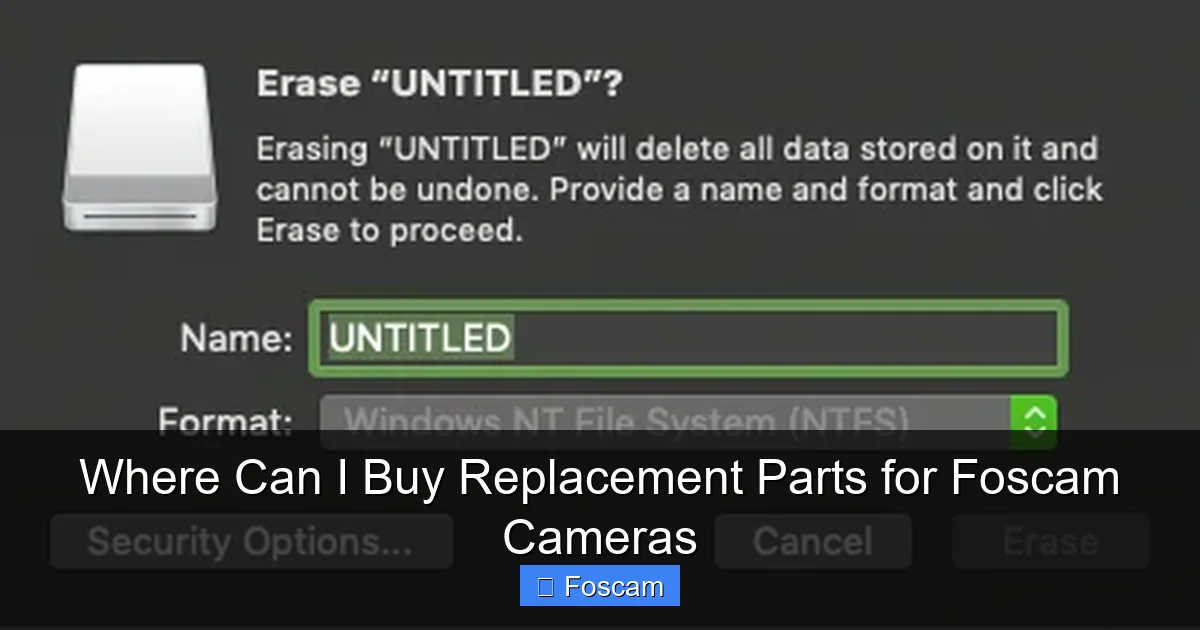 Where Can I Buy Replacement Parts for Foscam Cameras