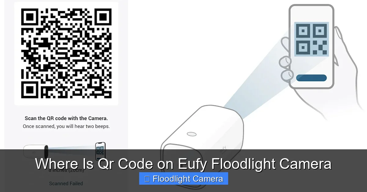 Where Is Qr Code on Eufy Floodlight Camera