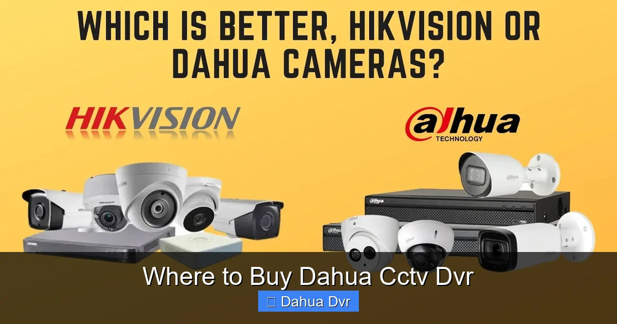 Where to Buy Dahua Cctv Dvr
