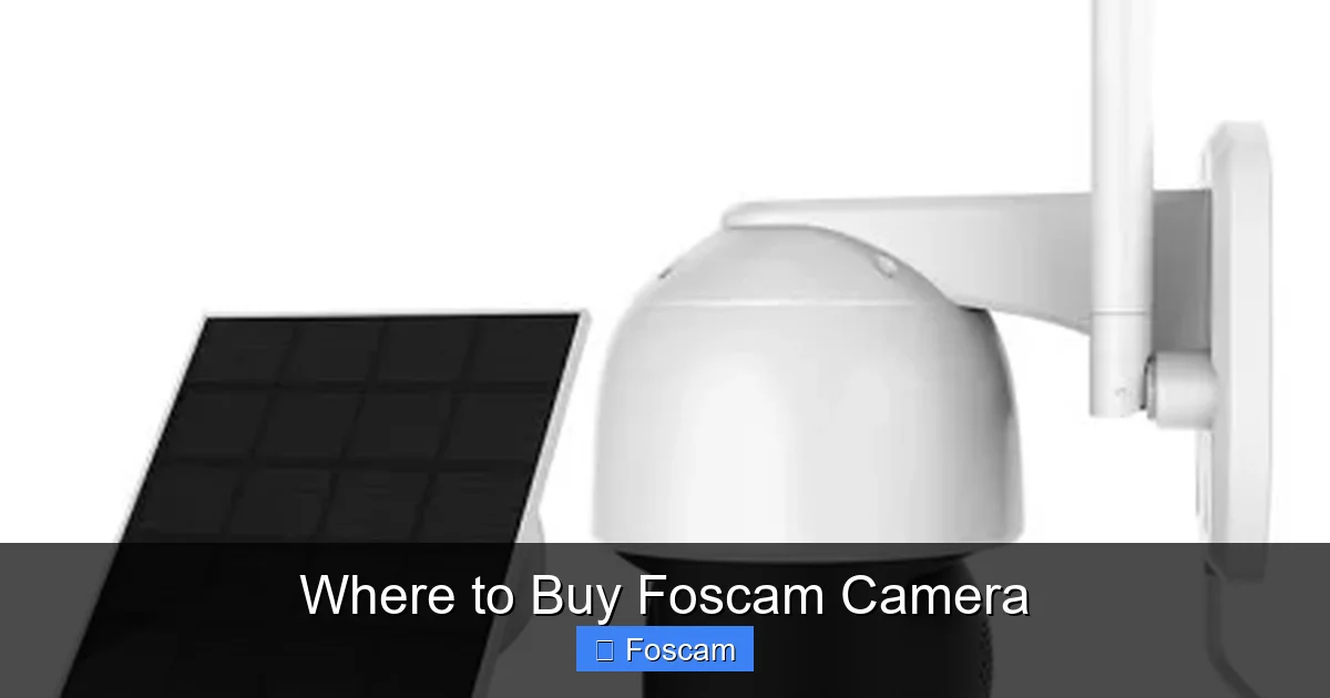 Where to Buy Foscam Camera