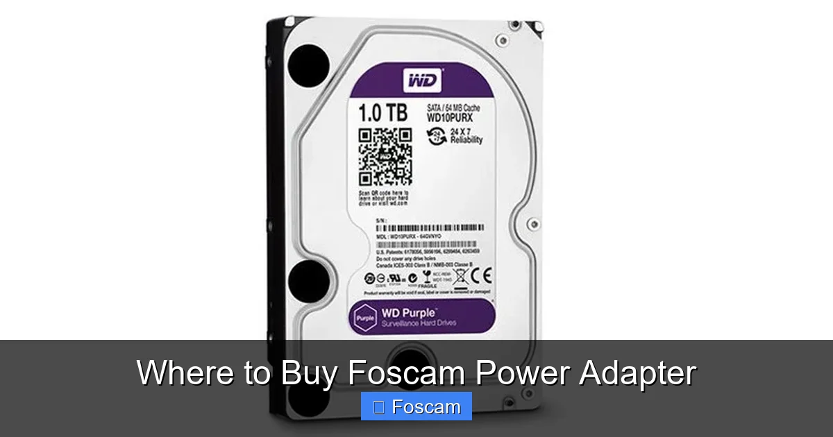 Where to Buy Foscam Power Adapter