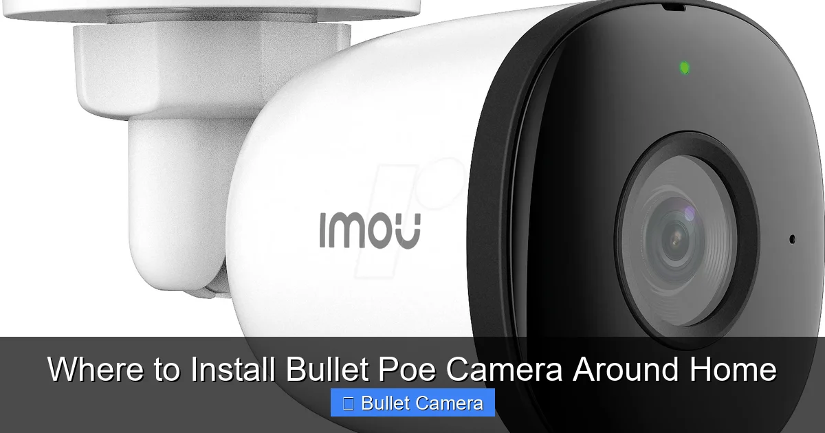 Where to Install Bullet Poe Camera Around Home