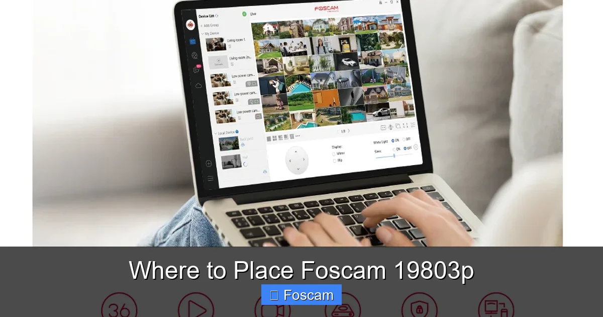 Where to Place Foscam 19803p
