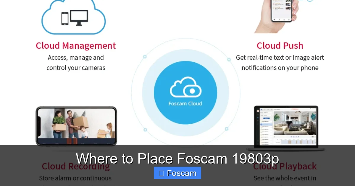 Where to Place Foscam 19803p