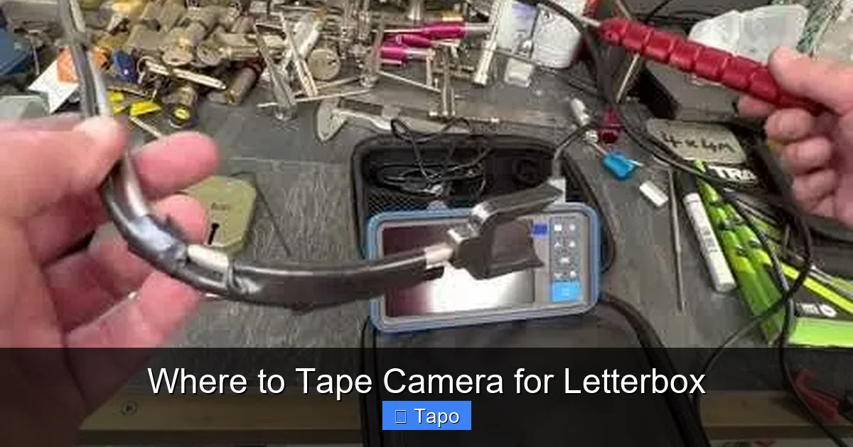 Where to Tape Camera for Letterbox