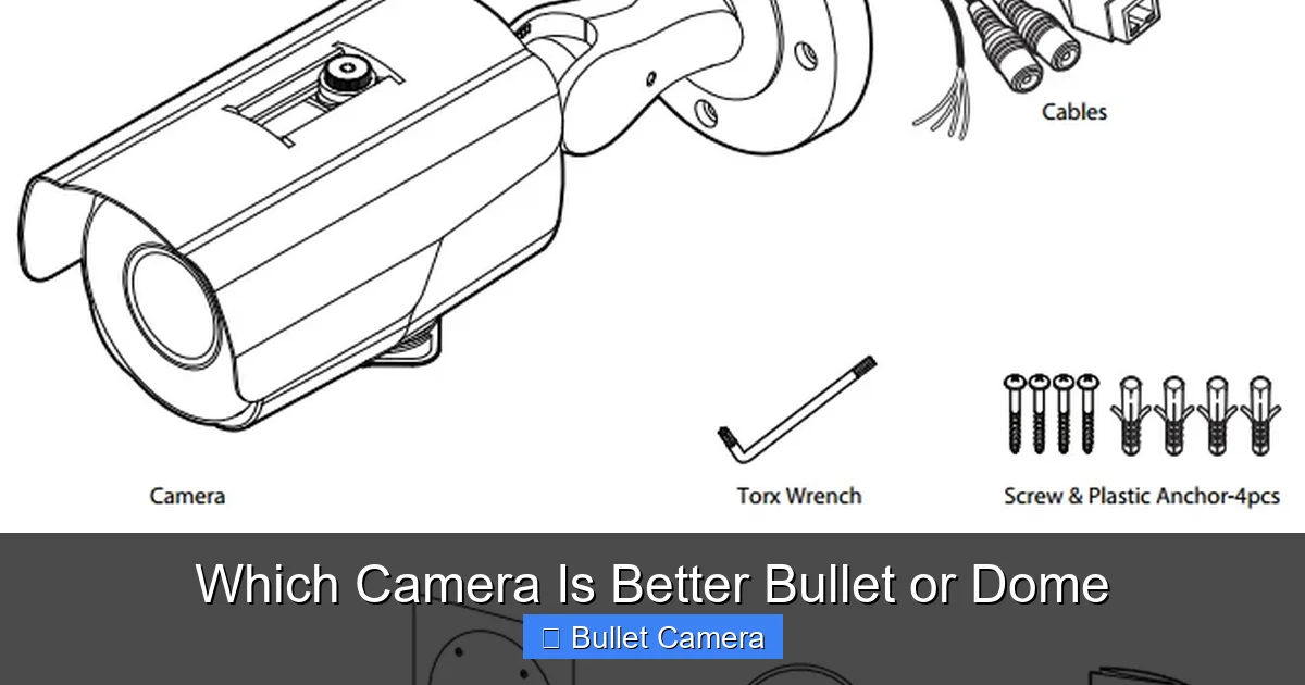 Which Camera Is Better Bullet or Dome