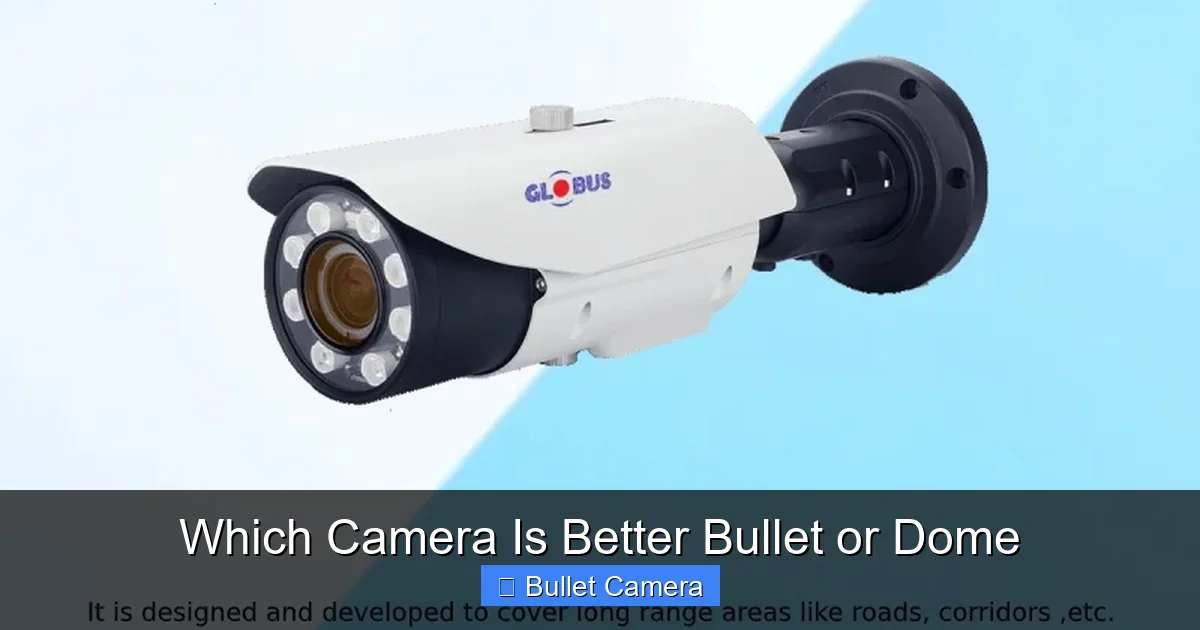 Which Camera Is Better Bullet or Dome