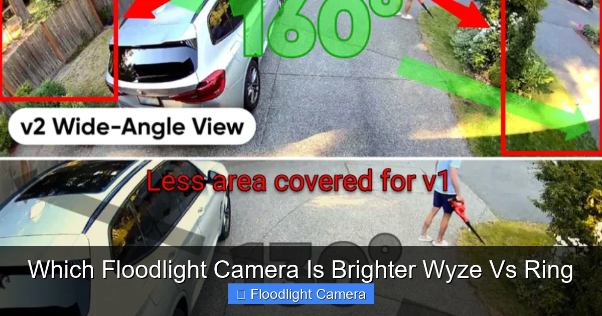 Which Floodlight Camera Is Brighter Wyze Vs Ring