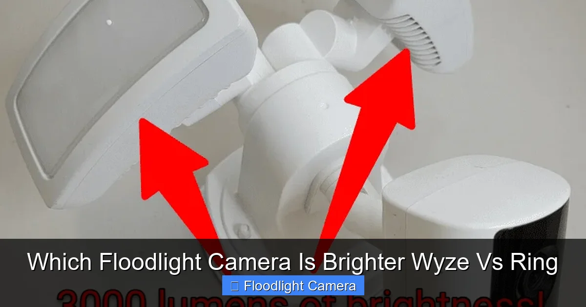 Which Floodlight Camera Is Brighter Wyze Vs Ring