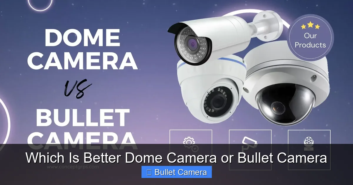 Which Is Better Dome Camera or Bullet Camera