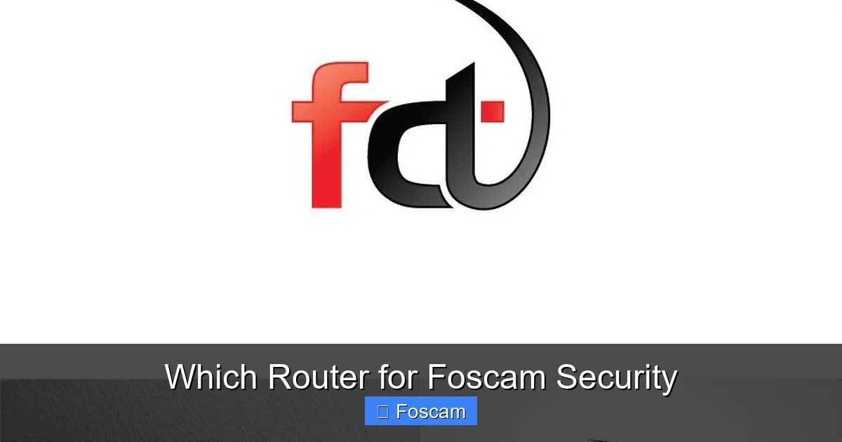 Which Router for Foscam Security