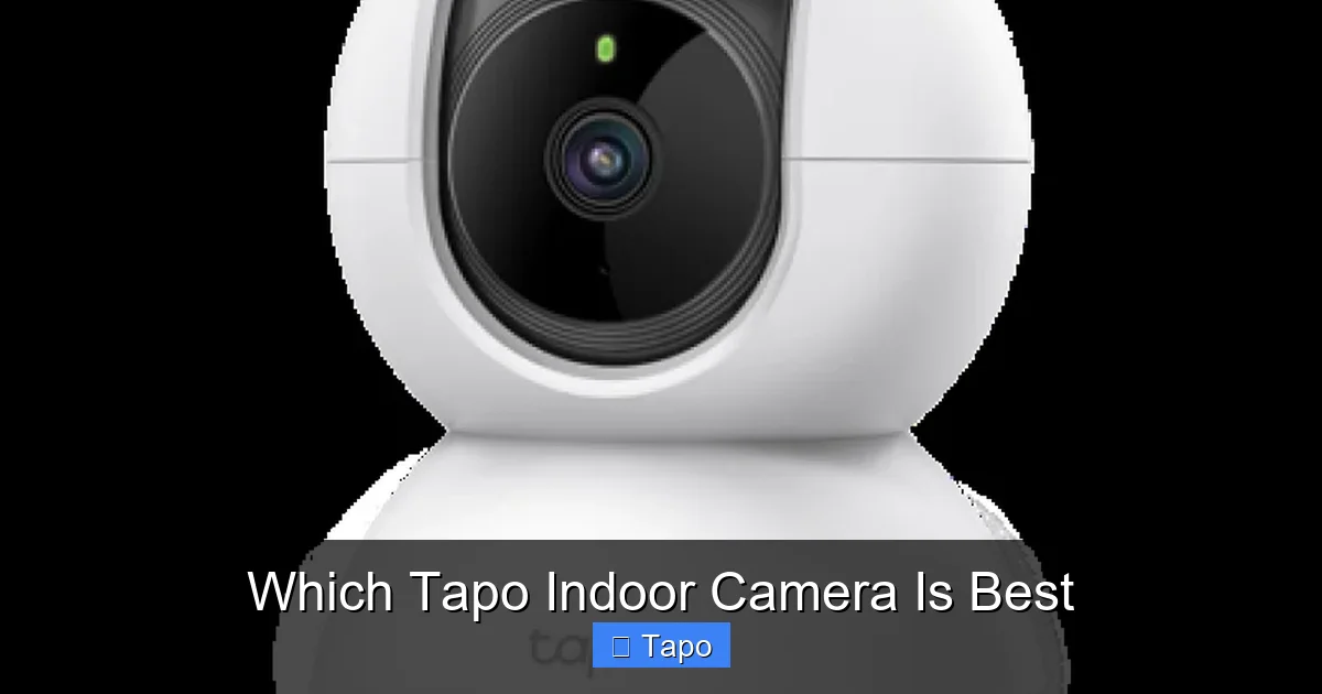 Which Tapo Indoor Camera Is Best
