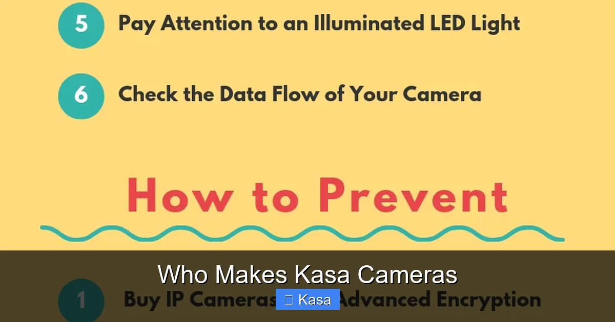 Who Makes Kasa Cameras