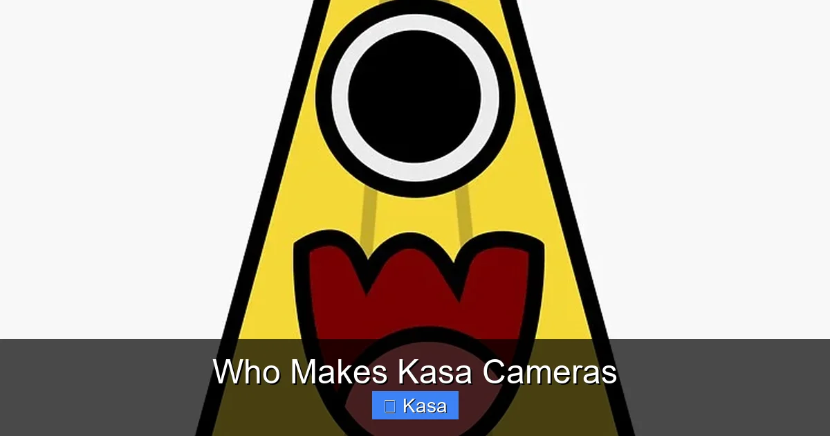 Who Makes Kasa Cameras