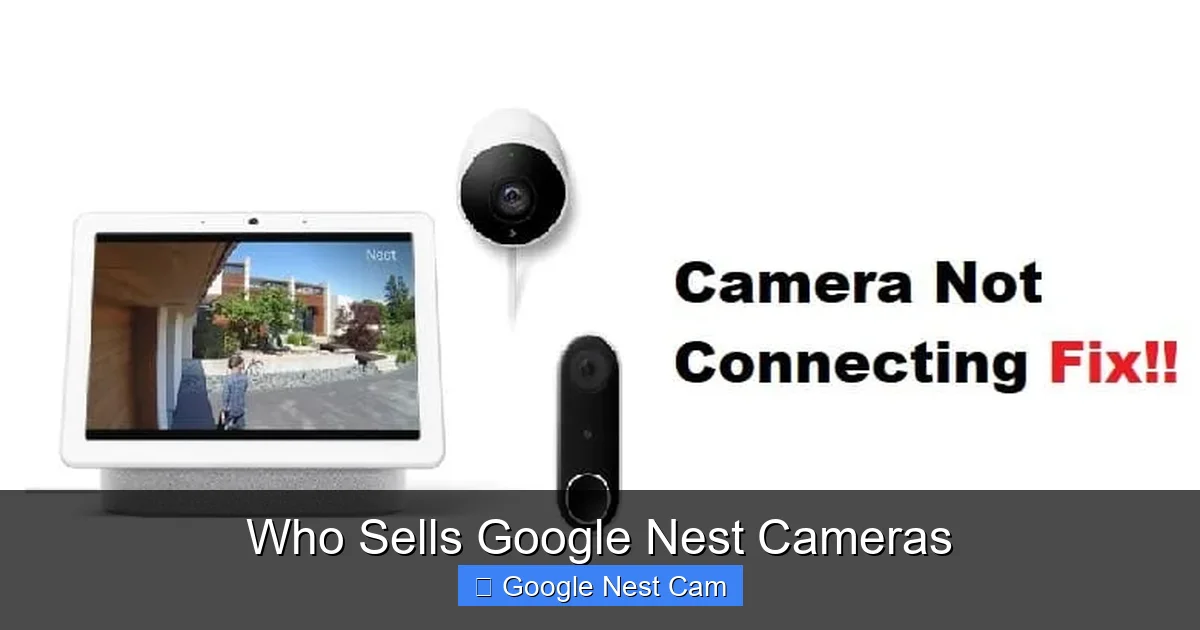 Who Sells Google Nest Cameras