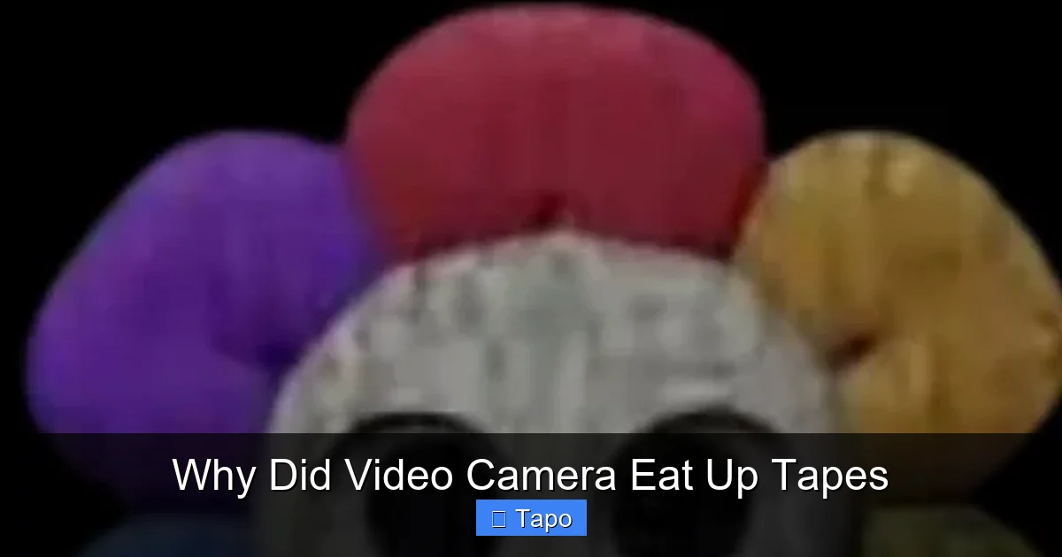 Why Did Video Camera Eat Up Tapes