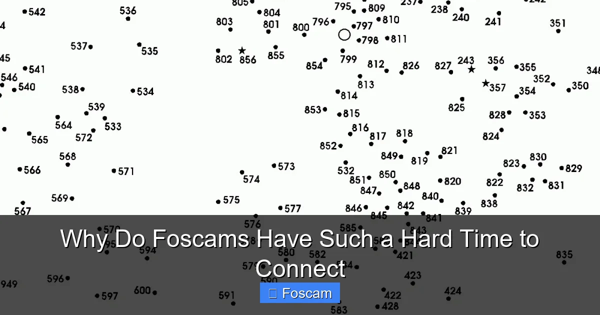 Why Do Foscams Have Such a Hard Time to Connect