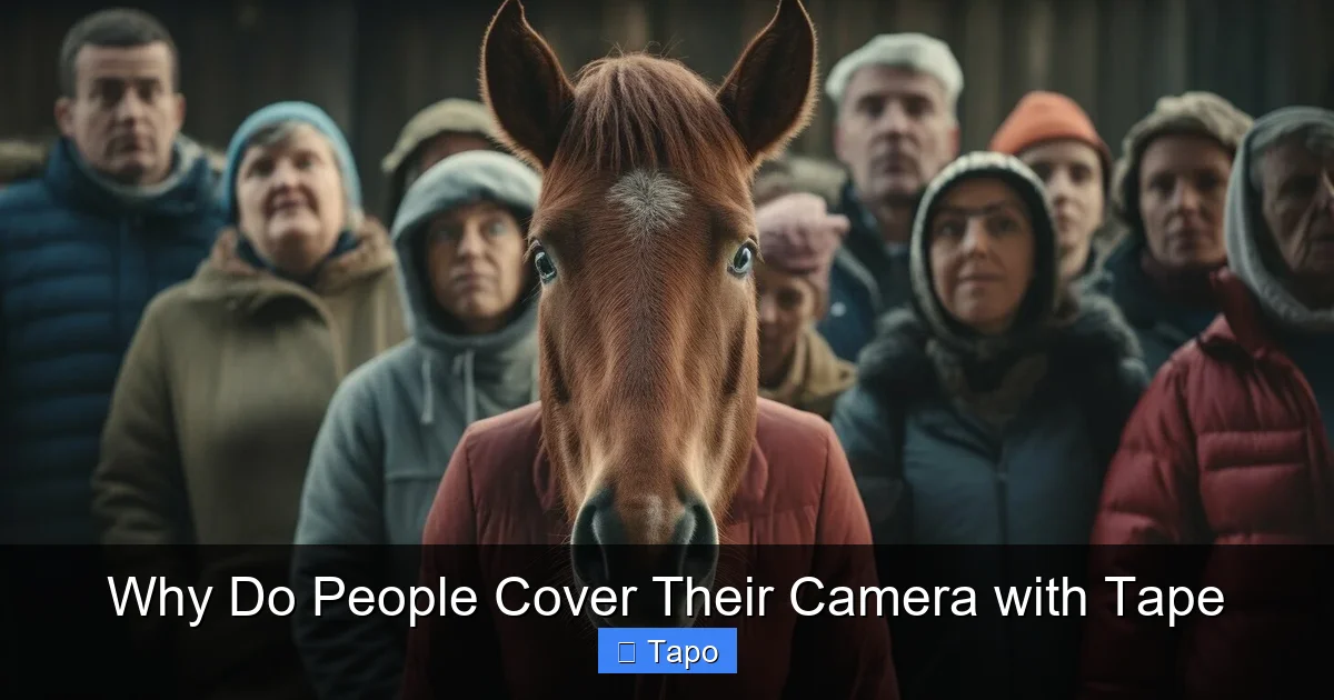Why Do People Cover Their Camera with Tape