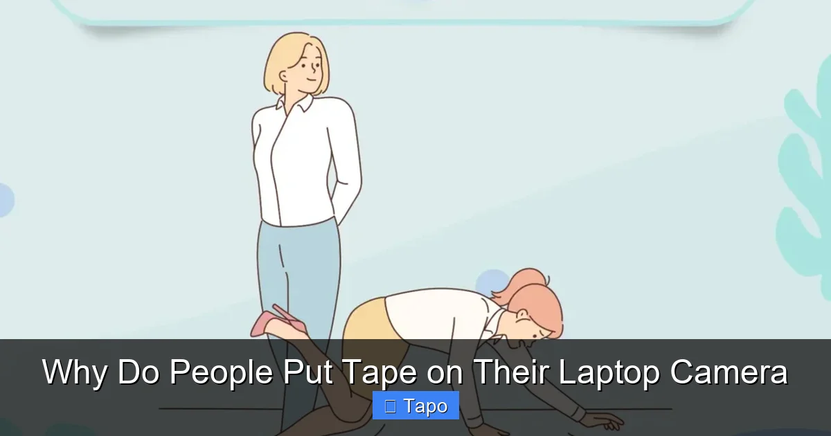 Why Do People Put Tape on Their Laptop Camera