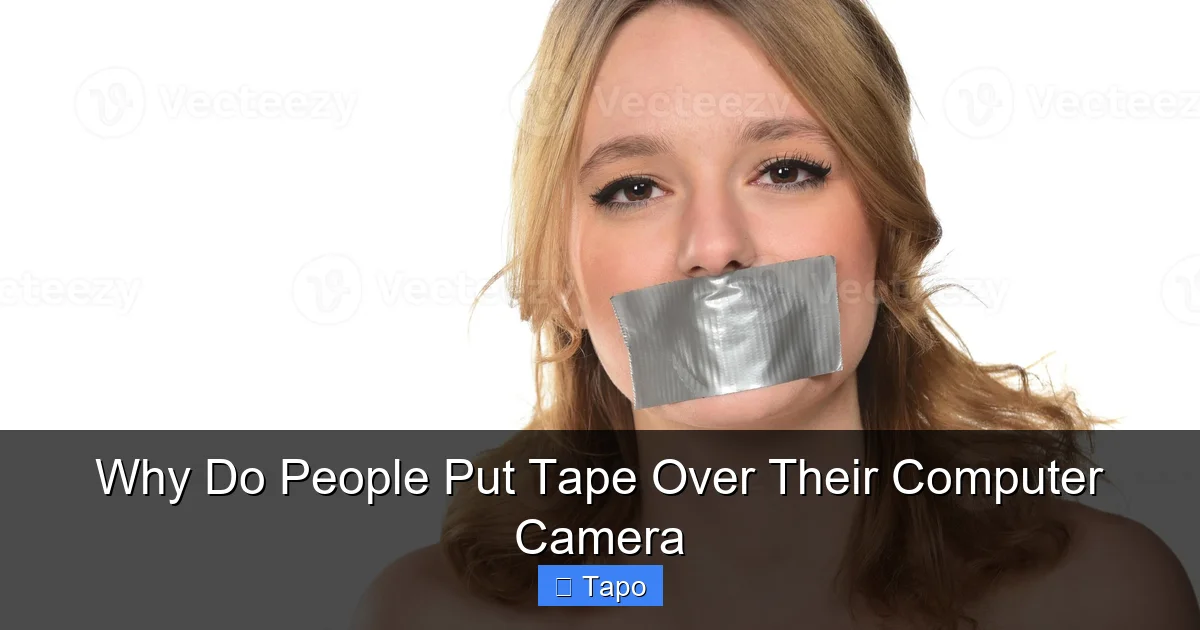 Why Do People Put Tape Over Their Computer Camera